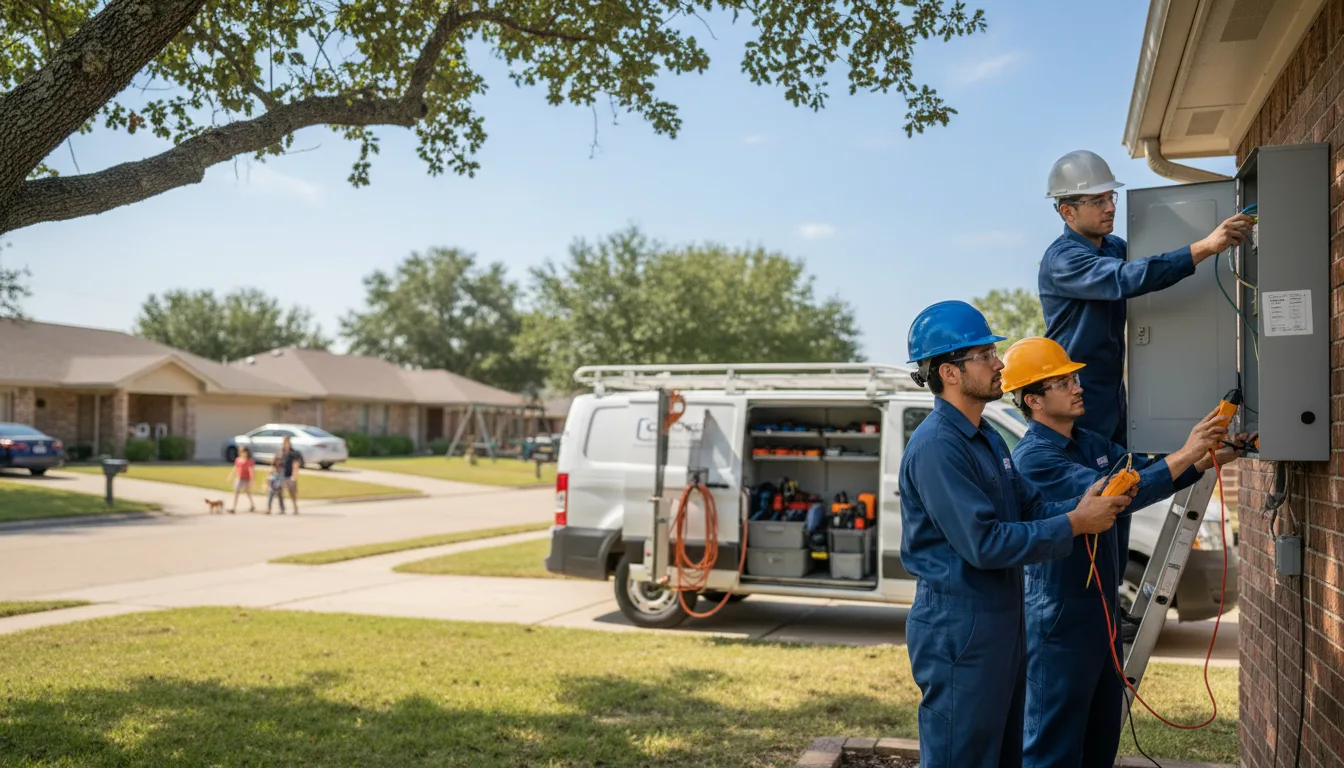Certified electrician providing emergency electrical services in Lynco, WV
